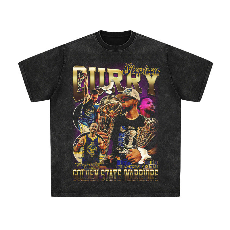 Vintage Washed Graphic T-Shirt – Oversized Unisex Streetwear Tee