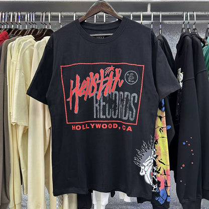 American Vintage Heavyweight Skull Rose Graphic Oversized Tee
