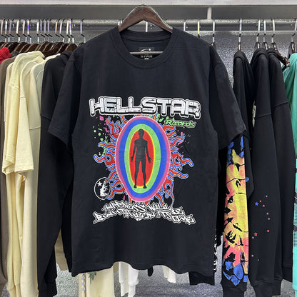 American Vintage Heavyweight Skull Rose Graphic Oversized Tee