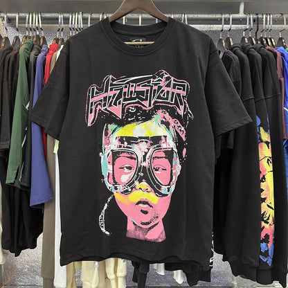 American Vintage Heavyweight Skull Rose Graphic Oversized Tee