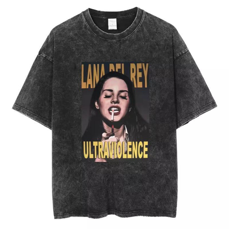 Vintage Washed 90s Singer-Inspired Graphic T-Shirt – Oversized Cotton Tee