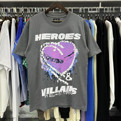 American Vintage Heavyweight Skull Rose Graphic Oversized Tee