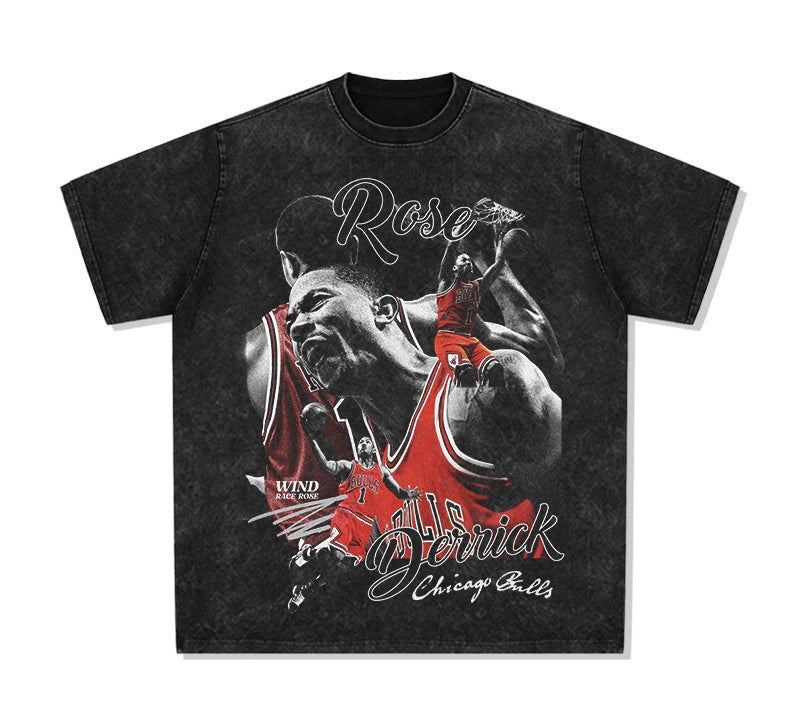 Clarkson curry kobe irving james morant american star t-shirt retro