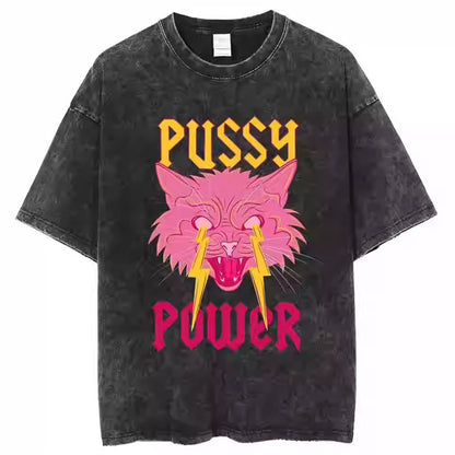 American Vintage Washed Oversized T-Shirt – Men's Cotton Tee