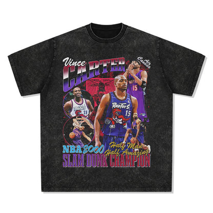 Clarkson curry kobe irving james morant american star t-shirt retro