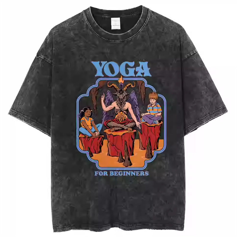 American Vintage Washed Oversized T-Shirt – Men's Cotton Tee