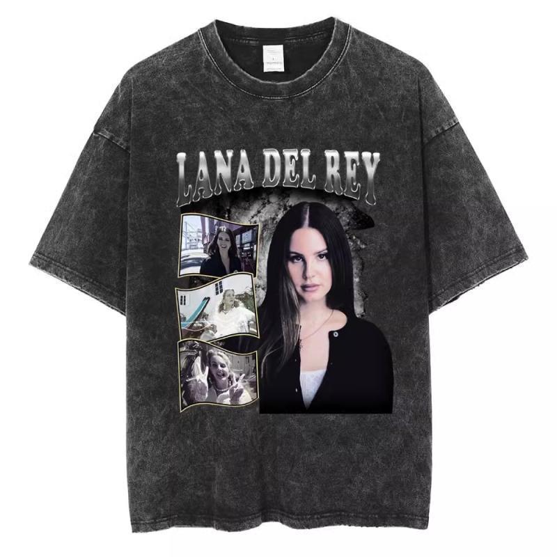 Vintage Washed 90s Singer-Inspired Graphic T-Shirt – Oversized Cotton Tee