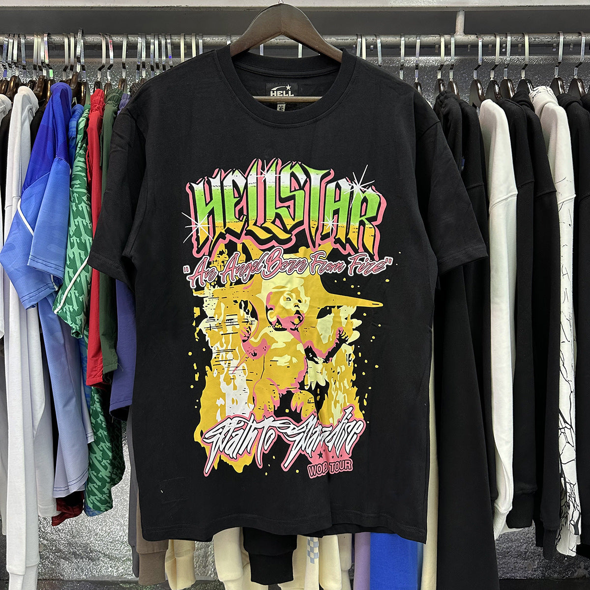 American Vintage Heavyweight Skull Rose Graphic Oversized Tee