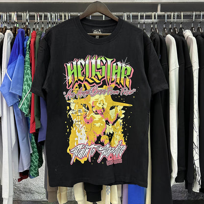 American Vintage Heavyweight Skull Rose Graphic Oversized Tee
