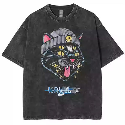 American Vintage Washed Oversized T-Shirt – Men's Cotton Tee