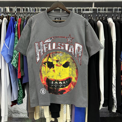 American Vintage Heavyweight Skull Rose Graphic Oversized Tee