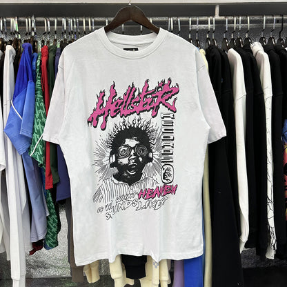 American Vintage Heavyweight Skull Rose Graphic Oversized Tee