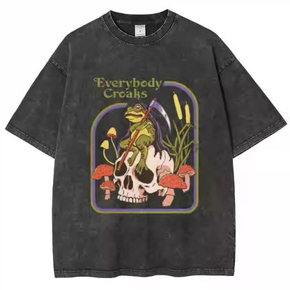 American Vintage Washed Oversized T-Shirt – Men's Cotton Tee