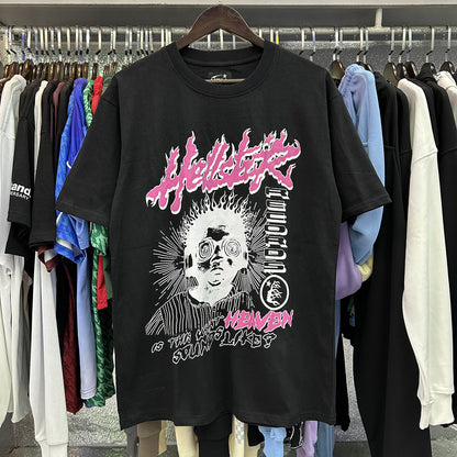 American Vintage Heavyweight Skull Rose Graphic Oversized Tee