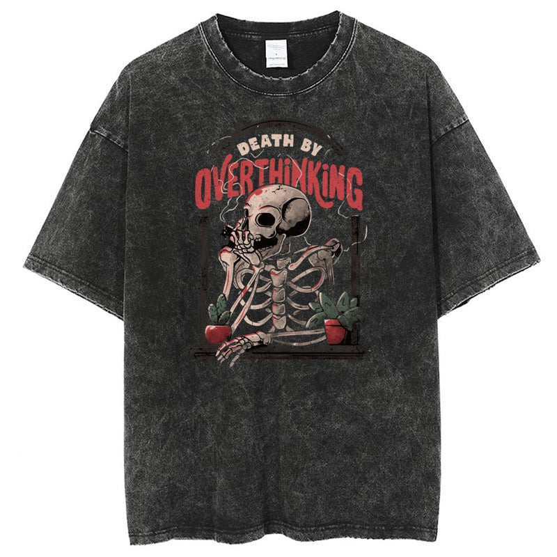 American Vintage Washed Oversized T-Shirt – Men's Cotton Tee