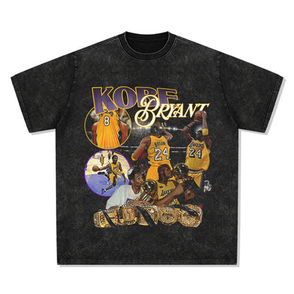 Clarkson curry kobe irving james morant american star t-shirt retro