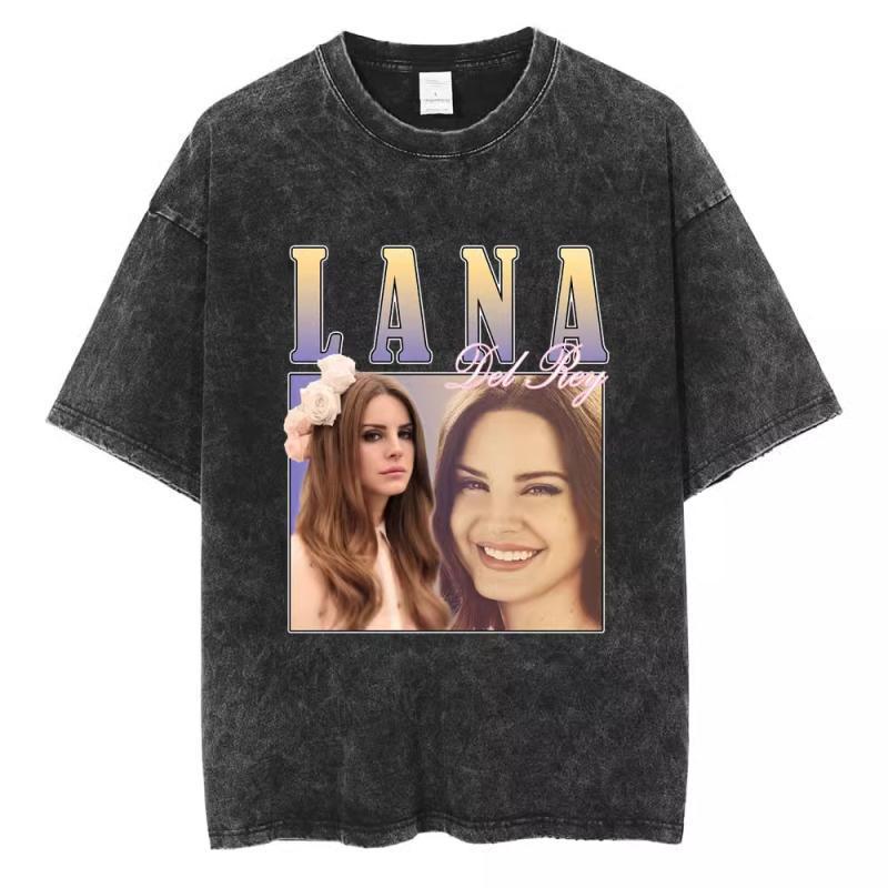 Vintage Washed 90s Singer-Inspired Graphic T-Shirt – Oversized Cotton Tee