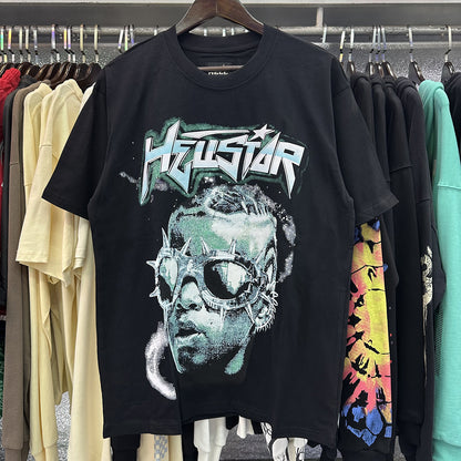 American Vintage Heavyweight Skull Rose Graphic Oversized Tee