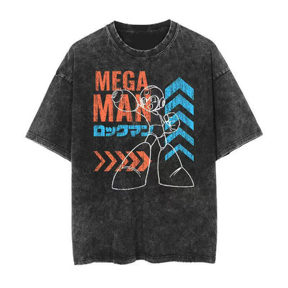 Vintage Washed Oversized T-Shirt – Unisex Streetwear Cotton Tee