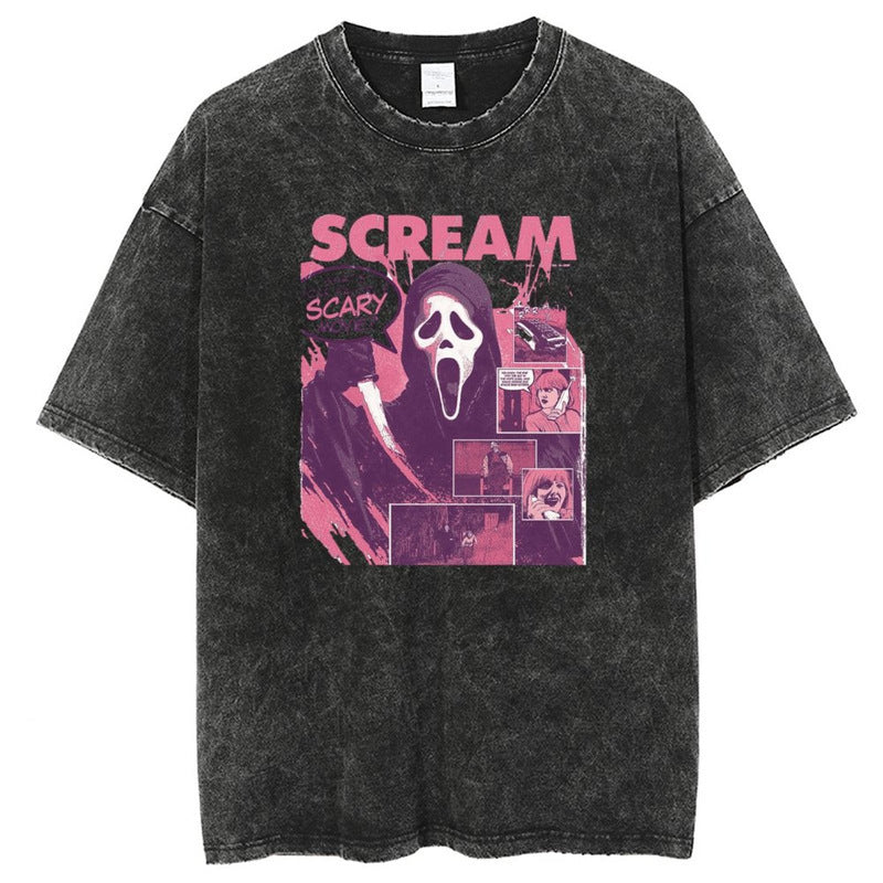 American Vintage Washed Oversized T-Shirt – Men's Cotton Tee