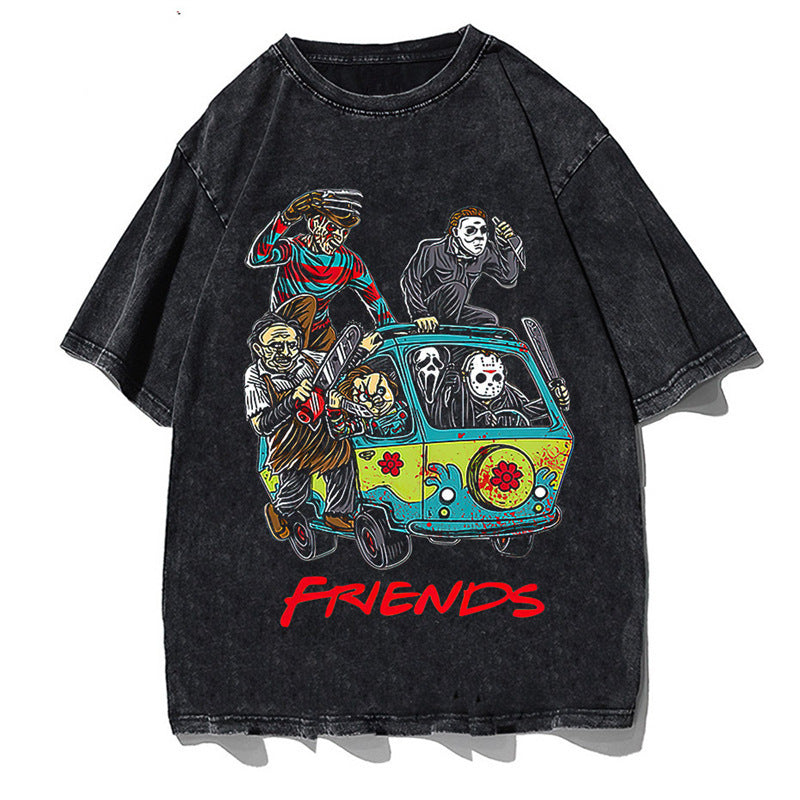 American Vintage Washed Oversized T-Shirt – Men's Cotton Tee
