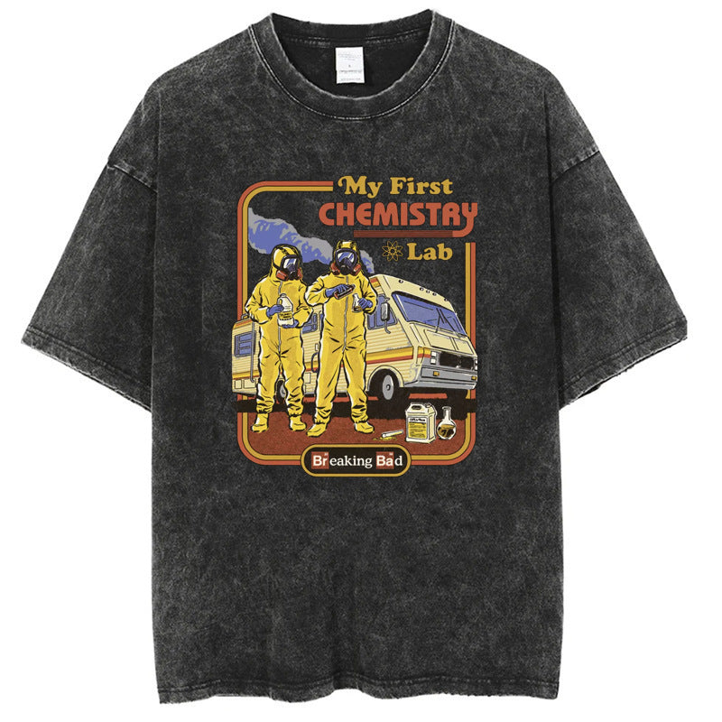 American Vintage Washed Oversized T-Shirt – Men's Cotton Tee