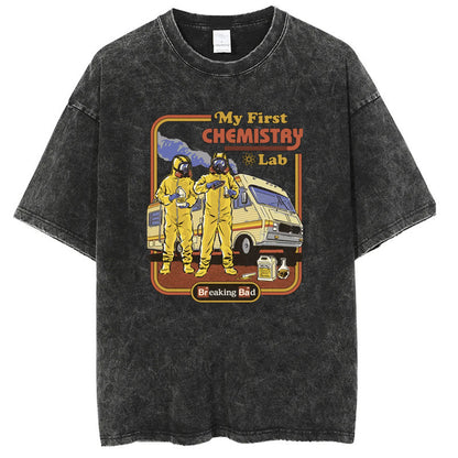 American Vintage Washed Oversized T-Shirt – Men's Cotton Tee