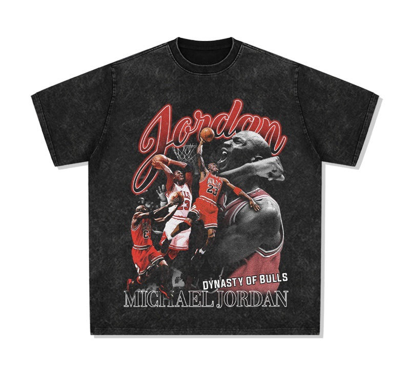 Clarkson curry kobe irving james morant american star t-shirt retro
