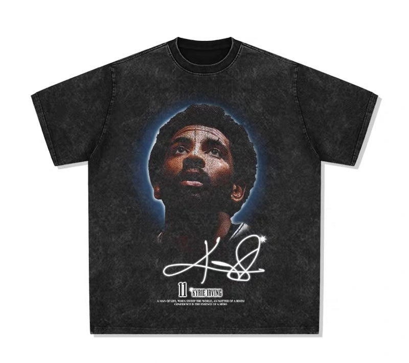 Clarkson curry kobe irving james morant american star t-shirt retro