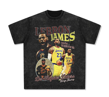 Clarkson curry kobe irving james morant american star t-shirt retro