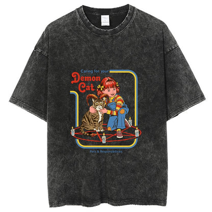American Vintage Washed Oversized T-Shirt – Men's Cotton Tee
