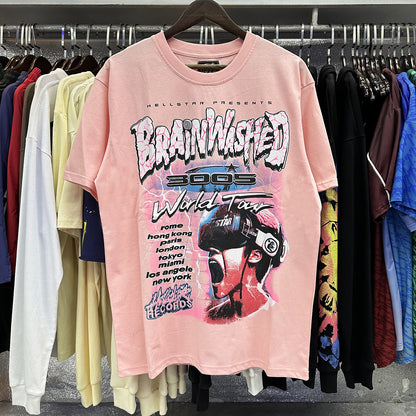 American Vintage Heavyweight Skull Rose Graphic Oversized Tee