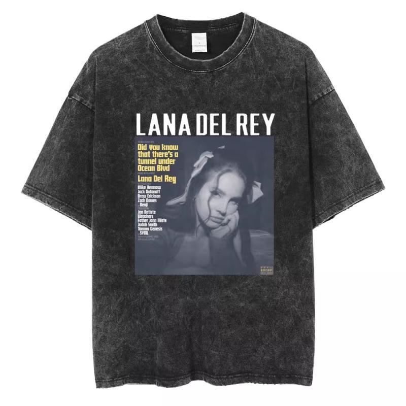 Vintage Washed 90s Singer-Inspired Graphic T-Shirt – Oversized Cotton Tee