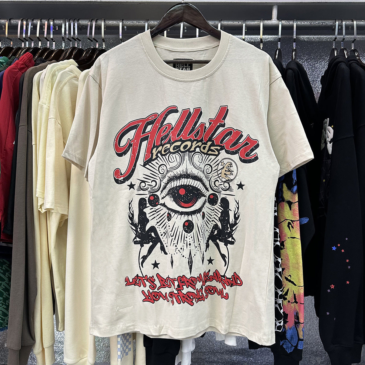 American Vintage Heavyweight Skull Rose Graphic Oversized Tee