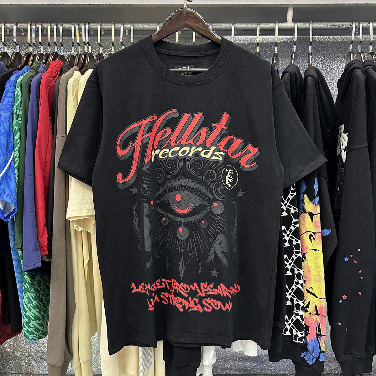 American Vintage Heavyweight Skull Rose Graphic Oversized Tee