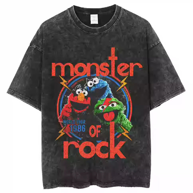 American Vintage Washed Oversized T-Shirt – Men's Cotton Tee