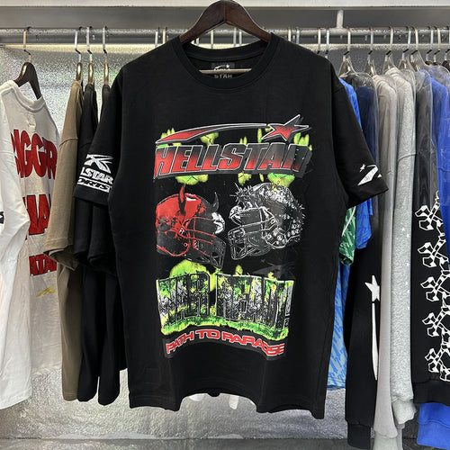 American Vintage Heavyweight Skull Rose Graphic Oversized Tee